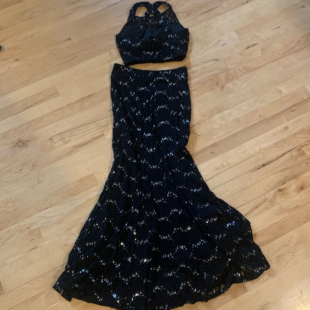 Special event two piece sequin dress